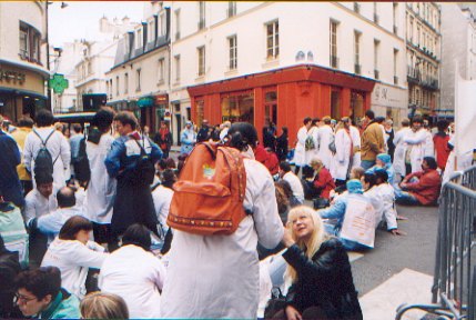 Rptition de sit-in avant le Pont-Neuf! 